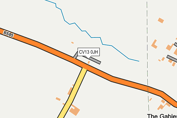 CV13 0JH map - OS OpenMap – Local (Ordnance Survey) CV13 0JH map - OS OpenMap – Local (Ordnance Survey)