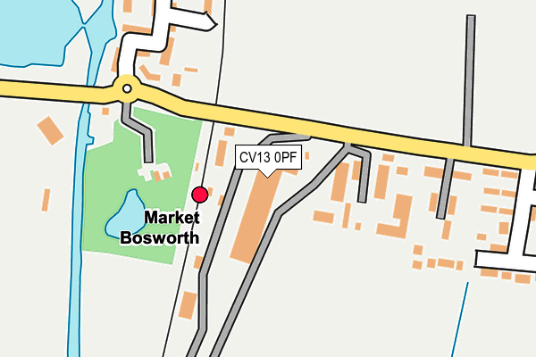 CV13 0PF map - OS OpenMap – Local (Ordnance Survey) CV13 0PF map - OS OpenMap – Local (Ordnance Survey)
