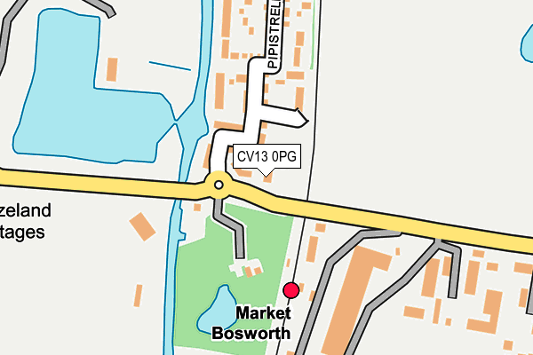 CV13 0PG map - OS OpenMap – Local (Ordnance Survey) CV13 0PG map - OS OpenMap – Local (Ordnance Survey)
