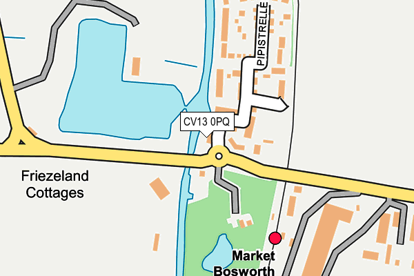 CV13 0PQ map - OS OpenMap – Local (Ordnance Survey) CV13 0PQ map - OS OpenMap – Local (Ordnance Survey)