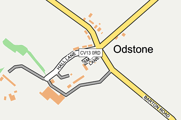 CV13 0RD map - OS OpenMap – Local (Ordnance Survey) CV13 0RD map - OS OpenMap – Local (Ordnance Survey)