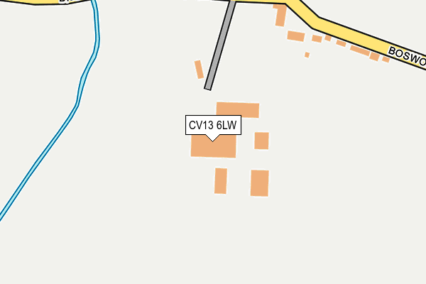 CV13 6LW map - OS OpenMap – Local (Ordnance Survey) CV13 6LW map - OS OpenMap – Local (Ordnance Survey)