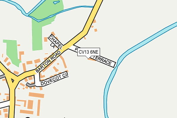 CV13 6NE map - OS OpenMap – Local (Ordnance Survey) CV13 6NE map - OS OpenMap – Local (Ordnance Survey)