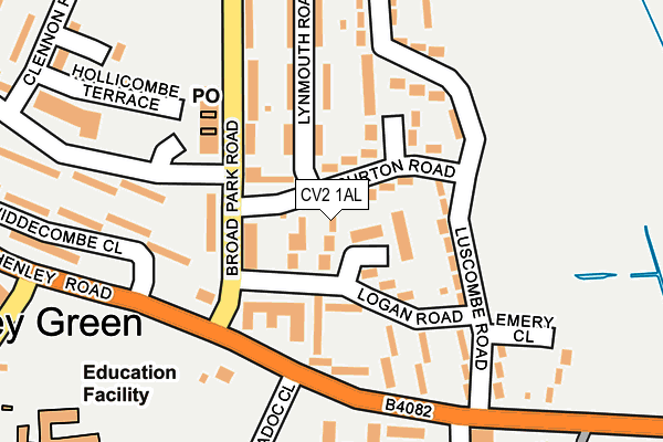 CV2 1AL map - OS OpenMap – Local (Ordnance Survey) CV2 1AL map - OS OpenMap – Local (Ordnance Survey)