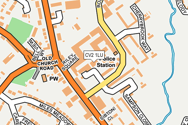 CV2 1LU map - OS OpenMap – Local (Ordnance Survey) CV2 1LU map - OS OpenMap – Local (Ordnance Survey)