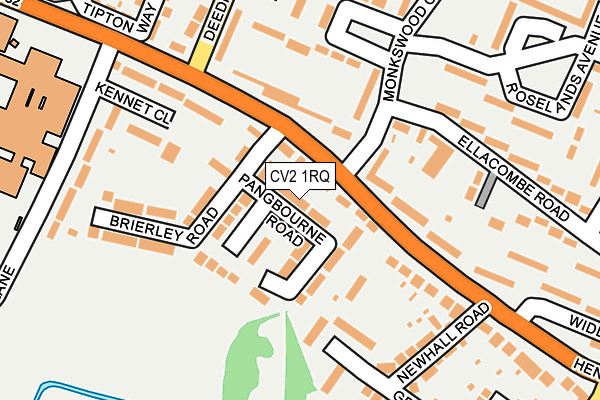 CV2 1RQ map - OS OpenMap – Local (Ordnance Survey) CV2 1RQ map - OS OpenMap – Local (Ordnance Survey)