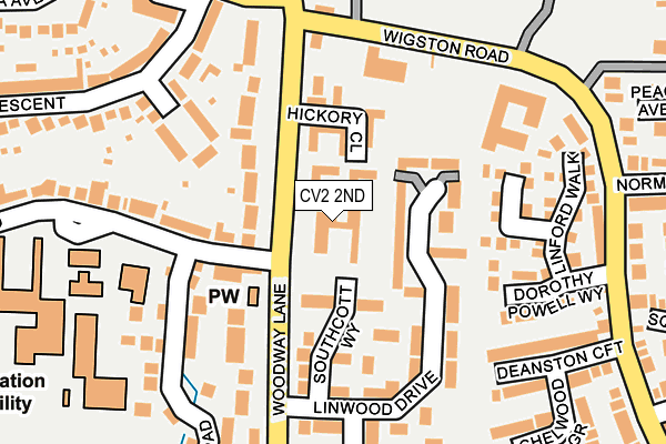 CV2 2ND map - OS OpenMap – Local (Ordnance Survey) CV2 2ND map - OS OpenMap – Local (Ordnance Survey)