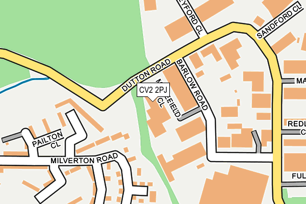 CV2 2PJ map - OS OpenMap – Local (Ordnance Survey) CV2 2PJ map - OS OpenMap – Local (Ordnance Survey)