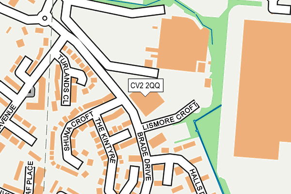 CV2 2QQ map - OS OpenMap – Local (Ordnance Survey) CV2 2QQ map - OS OpenMap – Local (Ordnance Survey)