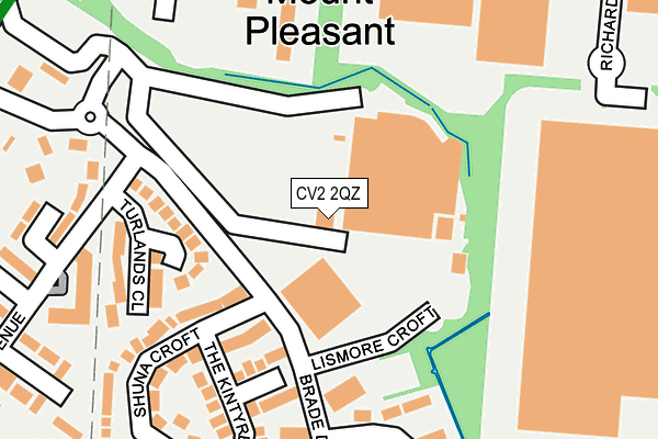 CV2 2QZ map - OS OpenMap – Local (Ordnance Survey) CV2 2QZ map - OS OpenMap – Local (Ordnance Survey)