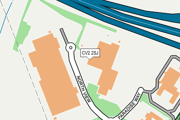 CV2 2SJ map - OS OpenMap – Local (Ordnance Survey) CV2 2SJ map - OS OpenMap – Local (Ordnance Survey)
