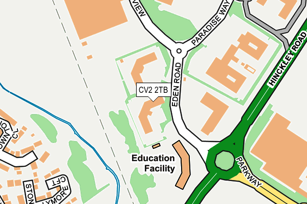 CV2 2TB map - OS OpenMap – Local (Ordnance Survey) CV2 2TB map - OS OpenMap – Local (Ordnance Survey)