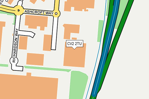 CV2 2TU map - OS OpenMap – Local (Ordnance Survey) CV2 2TU map - OS OpenMap – Local (Ordnance Survey)