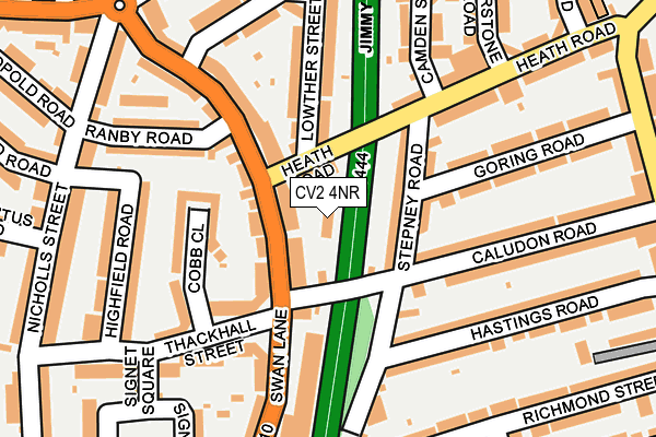 CV2 4NR map - OS OpenMap – Local (Ordnance Survey) CV2 4NR map - OS OpenMap – Local (Ordnance Survey)