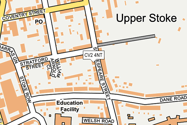 CV2 4NT map - OS OpenMap – Local (Ordnance Survey) CV2 4NT map - OS OpenMap – Local (Ordnance Survey)