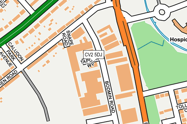 CV2 5DJ map - OS OpenMap – Local (Ordnance Survey) CV2 5DJ map - OS OpenMap – Local (Ordnance Survey)