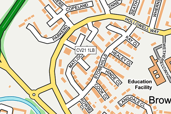CV21 1LB map - OS OpenMap – Local (Ordnance Survey) CV21 1LB map - OS OpenMap – Local (Ordnance Survey)