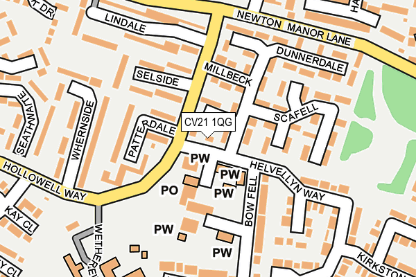 CV21 1QG map - OS OpenMap – Local (Ordnance Survey) CV21 1QG map - OS OpenMap – Local (Ordnance Survey)
