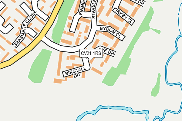 CV21 1RS map - OS OpenMap – Local (Ordnance Survey) CV21 1RS map - OS OpenMap – Local (Ordnance Survey)