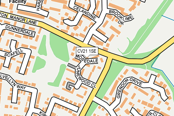 CV21 1SE map - OS OpenMap – Local (Ordnance Survey) CV21 1SE map - OS OpenMap – Local (Ordnance Survey)