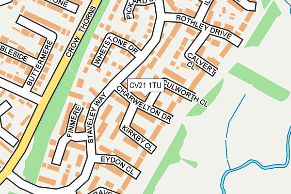 CV21 1TU map - OS OpenMap – Local (Ordnance Survey) CV21 1TU map - OS OpenMap – Local (Ordnance Survey)