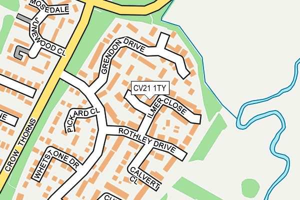 CV21 1TY map - OS OpenMap – Local (Ordnance Survey) CV21 1TY map - OS OpenMap – Local (Ordnance Survey)