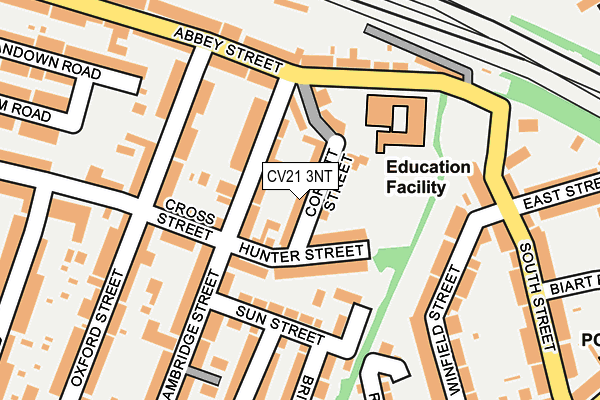 CV21 3NT map - OS OpenMap – Local (Ordnance Survey) CV21 3NT map - OS OpenMap – Local (Ordnance Survey)