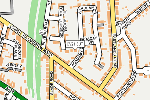 CV21 3UT map - OS OpenMap – Local (Ordnance Survey) CV21 3UT map - OS OpenMap – Local (Ordnance Survey)