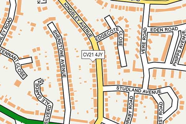 CV21 4JY map - OS OpenMap – Local (Ordnance Survey) CV21 4JY map - OS OpenMap – Local (Ordnance Survey)