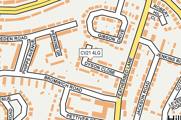 CV21 4LG map - OS OpenMap – Local (Ordnance Survey) CV21 4LG map - OS OpenMap – Local (Ordnance Survey)