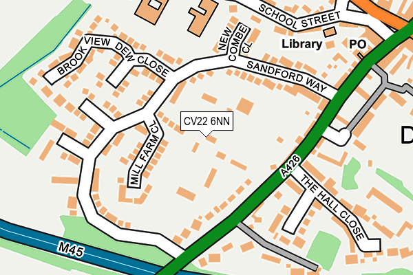CV22 6NN map - OS OpenMap – Local (Ordnance Survey) CV22 6NN map - OS OpenMap – Local (Ordnance Survey)