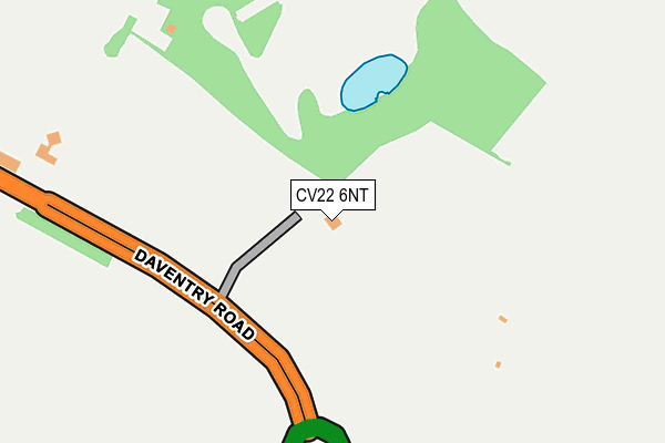 CV22 6NT map - OS OpenMap – Local (Ordnance Survey) CV22 6NT map - OS OpenMap – Local (Ordnance Survey)