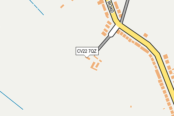 CV22 7QZ map - OS OpenMap – Local (Ordnance Survey) CV22 7QZ map - OS OpenMap – Local (Ordnance Survey)