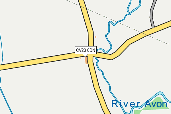 CV23 0DN map - OS OpenMap – Local (Ordnance Survey) CV23 0DN map - OS OpenMap – Local (Ordnance Survey)