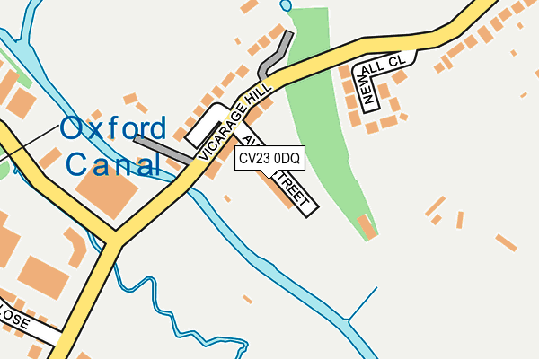 CV23 0DQ map - OS OpenMap – Local (Ordnance Survey) CV23 0DQ map - OS OpenMap – Local (Ordnance Survey)