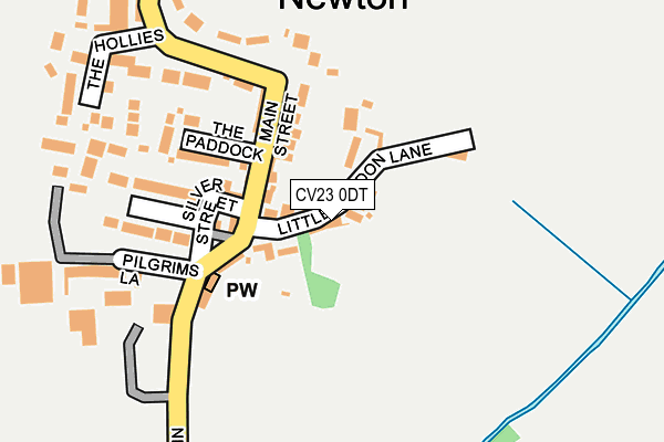 CV23 0DT map - OS OpenMap – Local (Ordnance Survey) CV23 0DT map - OS OpenMap – Local (Ordnance Survey)