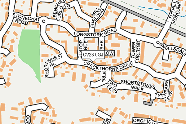 CV23 0GJ map - OS OpenMap – Local (Ordnance Survey) CV23 0GJ map - OS OpenMap – Local (Ordnance Survey)
