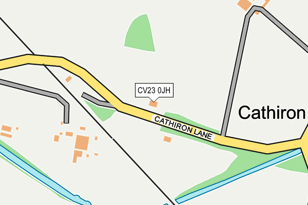 CV23 0JH map - OS OpenMap – Local (Ordnance Survey)