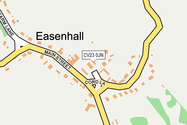 CV23 0JN map - OS OpenMap – Local (Ordnance Survey)