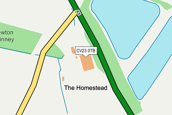 CV23 0TB map - OS OpenMap – Local (Ordnance Survey) CV23 0TB map - OS OpenMap – Local (Ordnance Survey)