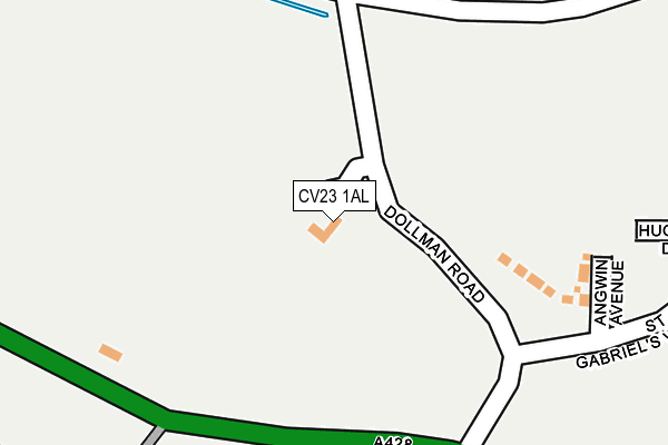 CV23 1AL map - OS OpenMap – Local (Ordnance Survey) CV23 1AL map - OS OpenMap – Local (Ordnance Survey)