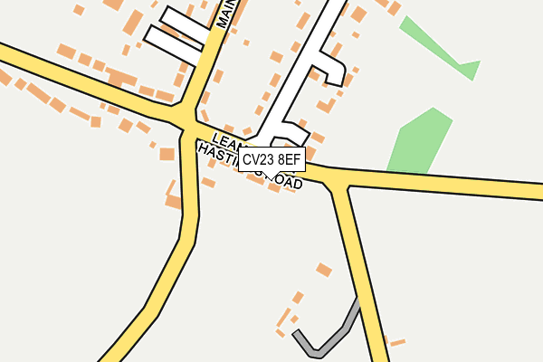 CV23 8EF map - OS OpenMap – Local (Ordnance Survey) CV23 8EF map - OS OpenMap – Local (Ordnance Survey)