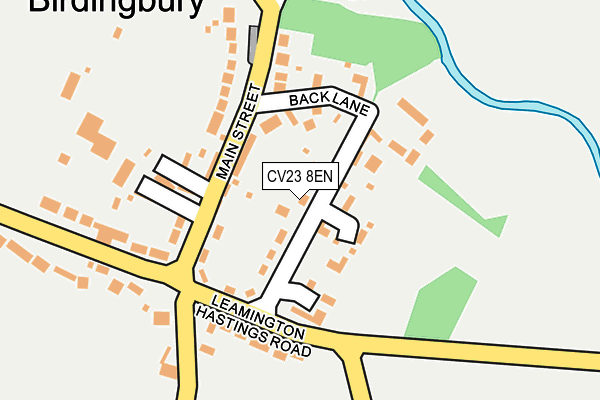CV23 8EN map - OS OpenMap – Local (Ordnance Survey) CV23 8EN map - OS OpenMap – Local (Ordnance Survey)