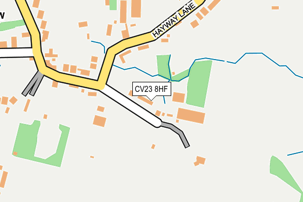 CV23 8HF map - OS OpenMap – Local (Ordnance Survey) CV23 8HF map - OS OpenMap – Local (Ordnance Survey)