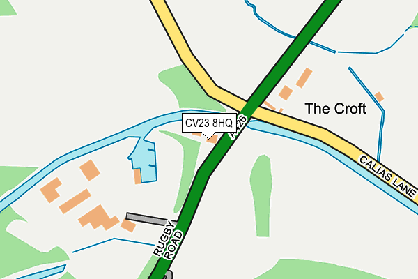 CV23 8HQ map - OS OpenMap – Local (Ordnance Survey) CV23 8HQ map - OS OpenMap – Local (Ordnance Survey)