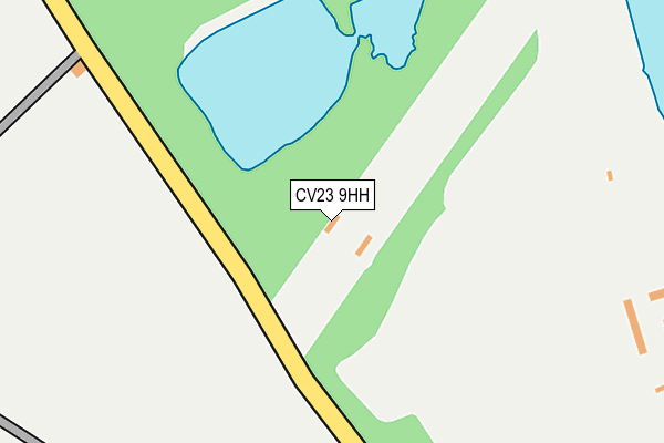 CV23 9HH map - OS OpenMap – Local (Ordnance Survey) CV23 9HH map - OS OpenMap – Local (Ordnance Survey)