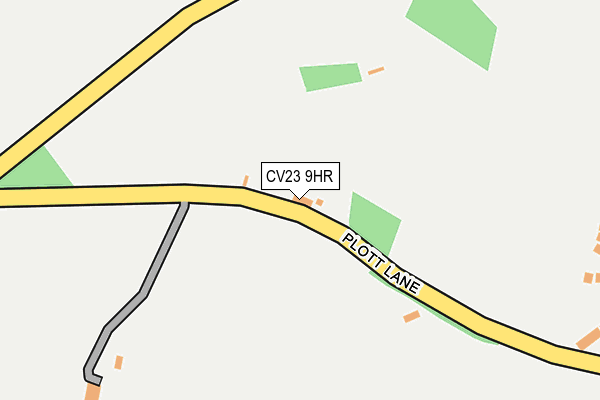 CV23 9HR map - OS OpenMap – Local (Ordnance Survey) CV23 9HR map - OS OpenMap – Local (Ordnance Survey)