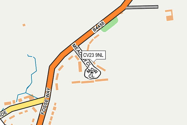 CV23 9NL map - OS OpenMap – Local (Ordnance Survey) CV23 9NL map - OS OpenMap – Local (Ordnance Survey)