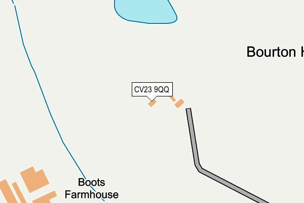 CV23 9QQ map - OS OpenMap – Local (Ordnance Survey) CV23 9QQ map - OS OpenMap – Local (Ordnance Survey)