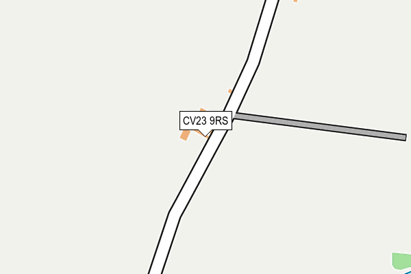 CV23 9RS map - OS OpenMap – Local (Ordnance Survey)